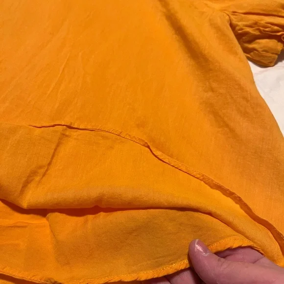 Maeve by Anthropologie Puff Sleeve XX-Small Blouse in dandelion Yellow - Picture 2 of 9